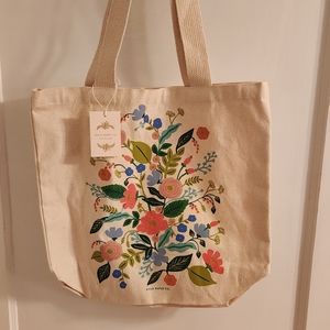 Rifle Paper Co. Floral Vines Tote Bag